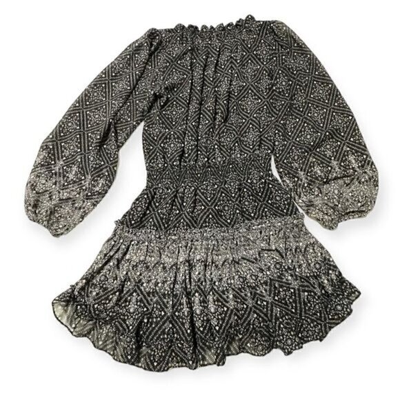 MISA Los Angeles Lorena Dress Black Print, Size XS - Picture 4 of 16
